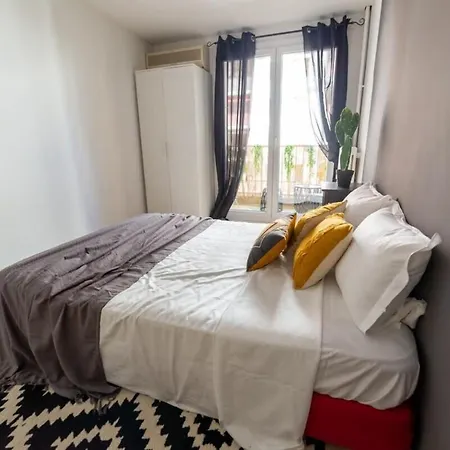 Apartment Chambre 2 Rene Cassinbalcon Wifi Mini-frigo Tv *